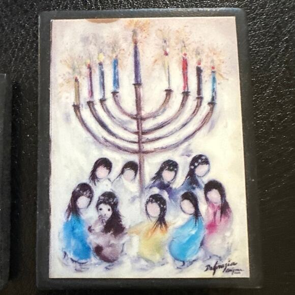 Lot of 5 Ted DeGrazia Refrigerator Magnets Southwest Children Vintage - Picture 6 of 11